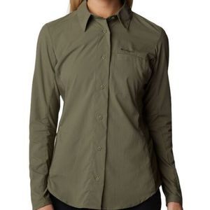Columbia Olive Button Down Shirt